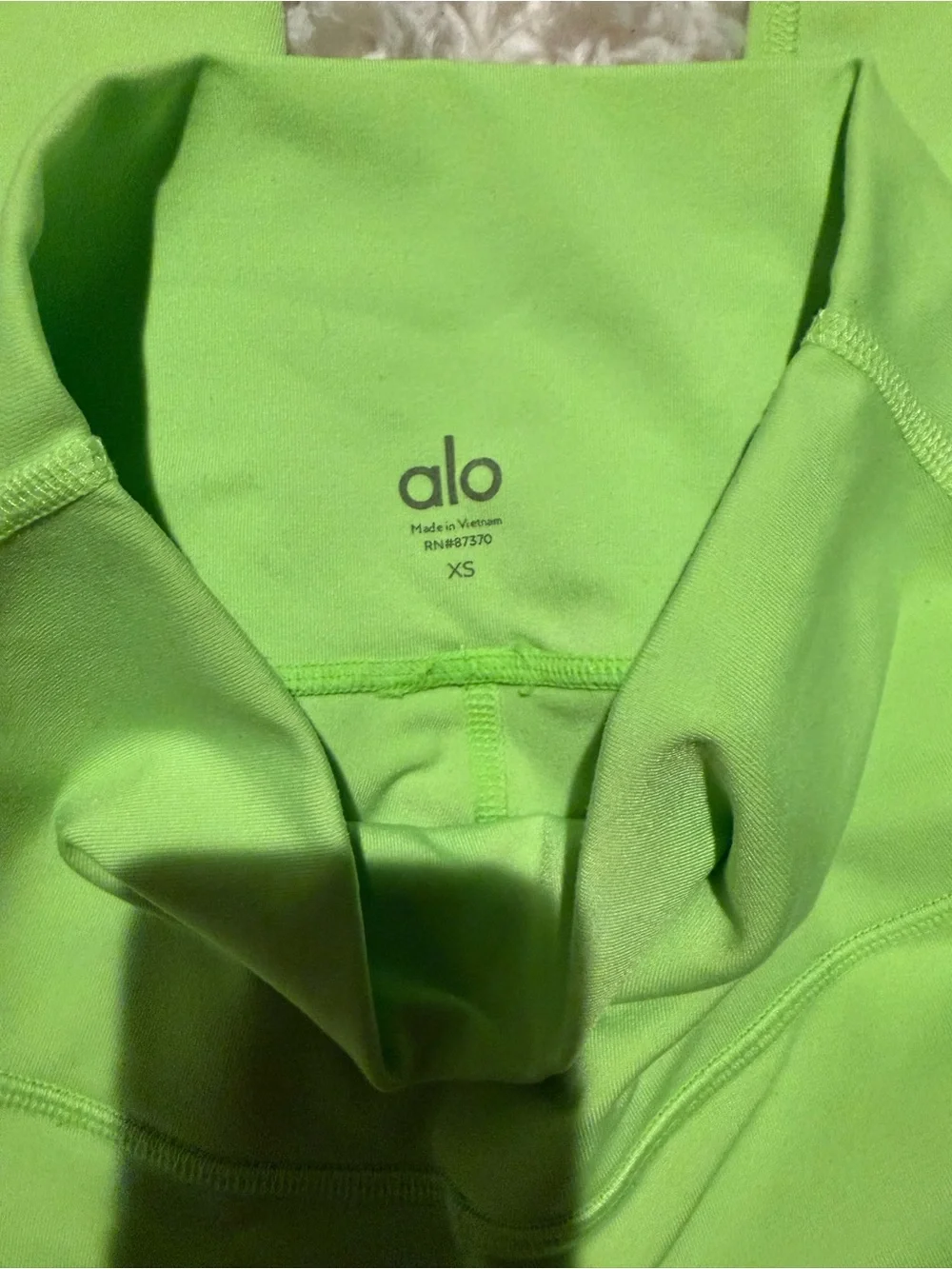 ALO Yoga vibrant neon